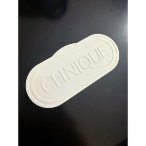 Vintage Clinique Comb & Mirror Set Snap Together White 1980s Travel Compact